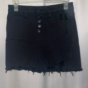 Vervet demin black skirt mini